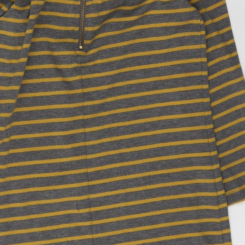 Womens UK Size M Villa Yellow Pullover Jumper