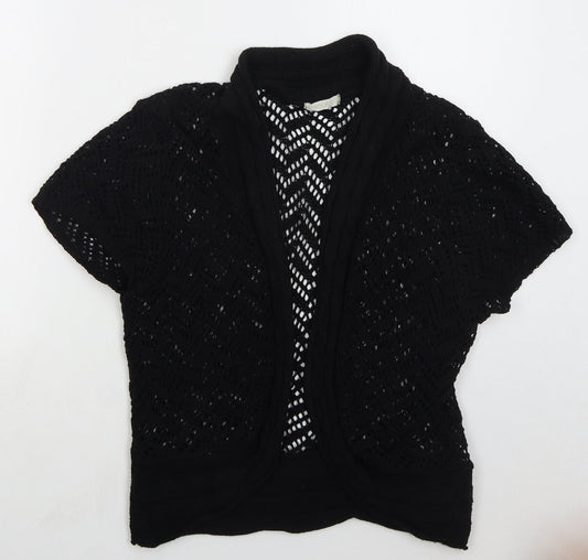 Womens UK Size M Yours Black Cardigan Jumper