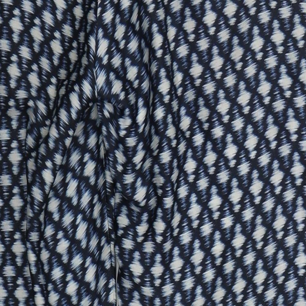 Womens UK Size 8 MNG Regular Fit Blue Trousers