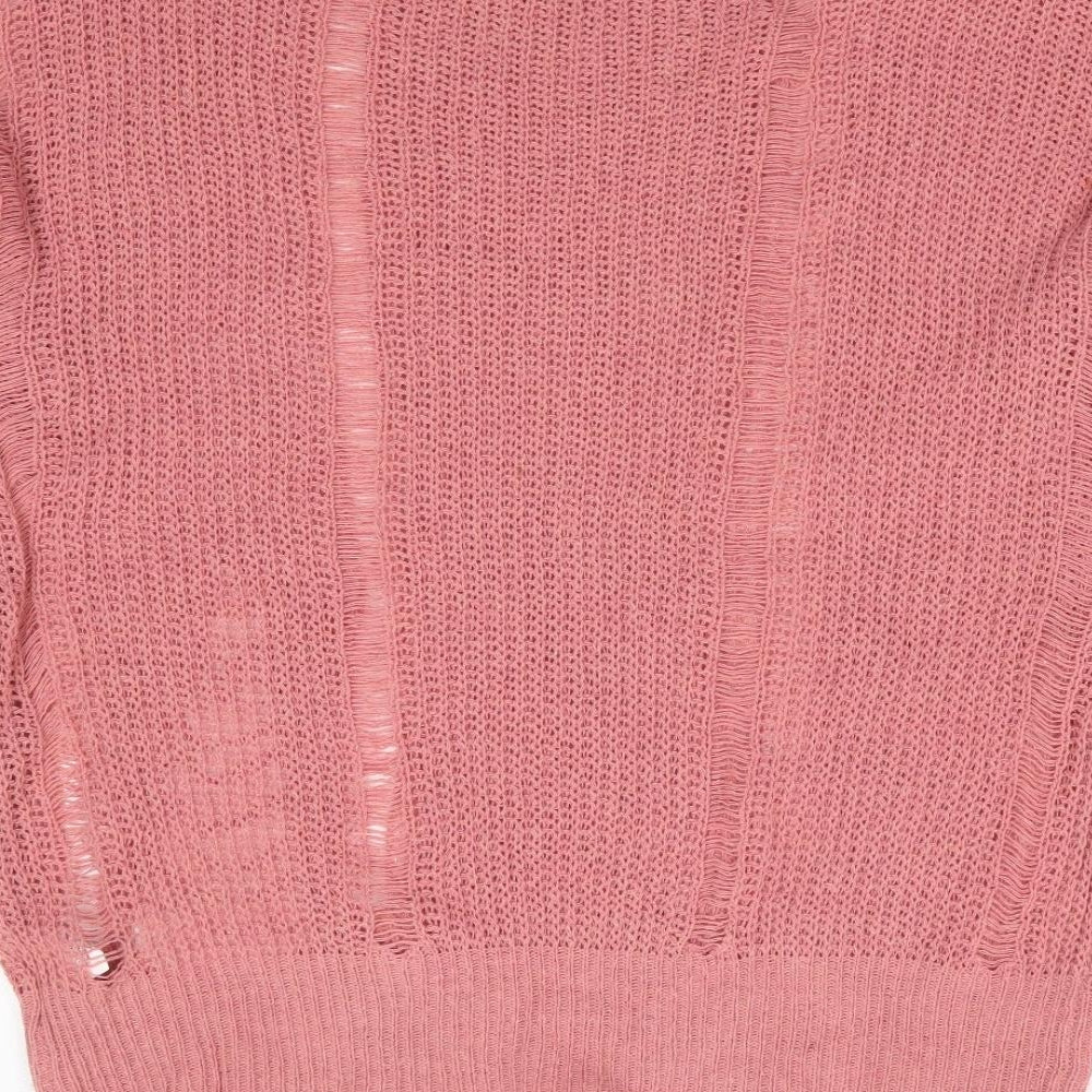 Womens UK Size S SheIn Pink Pullover Jumper
