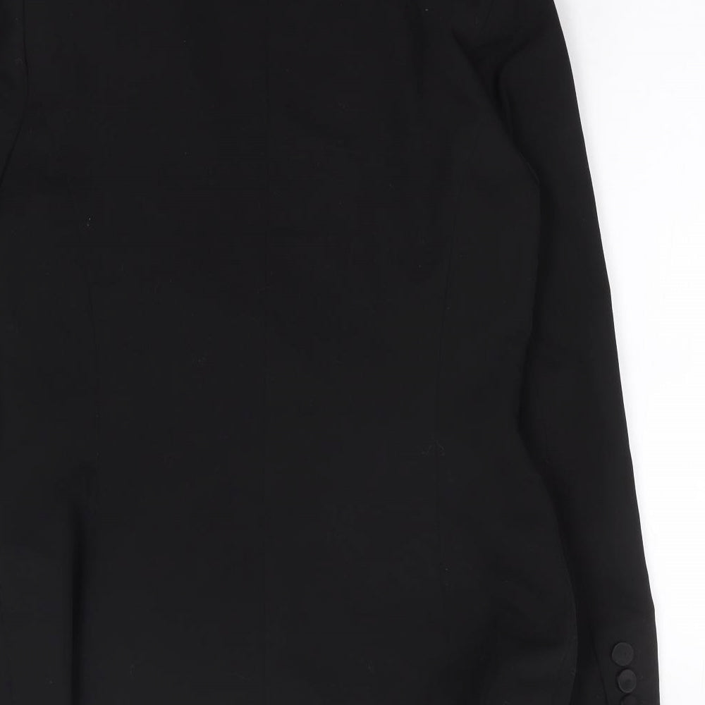 Dorothy Perkins Womens Black Polyester Jacket Suit Jacket Size 10
