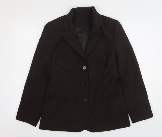 Womens UK Size 10 Berkertex Regular Brown Suit Jacket
