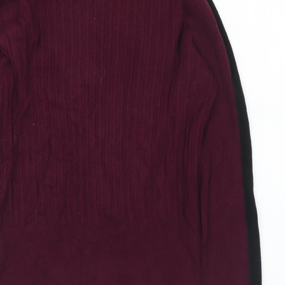 Womens UK Size 12 Marks and Spencer Purple Pullover Jumper