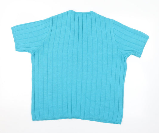 Womens UK Size 10 LUCIA Blue Pullover Jumper