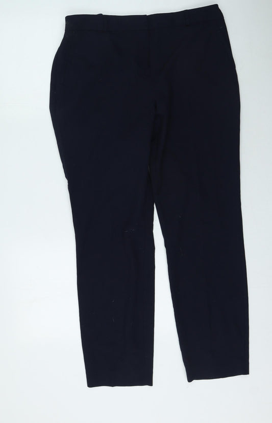 Womens UK Size 14 Dunnes Stores Regular Fit Blue Trousers