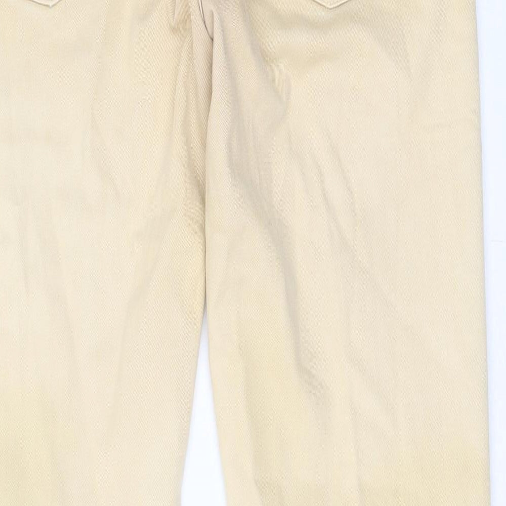 Womens UK Size 30 American Eagle Outfitters Regular Fit Straight Beige Jeans