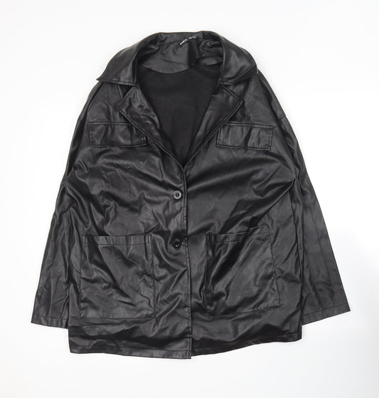 Womens UK Size M Shein Black Jacket