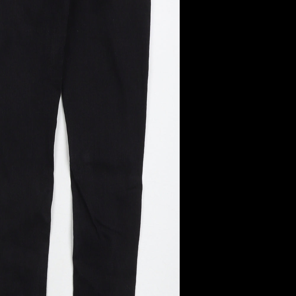 Parisian Womens Black Cotton Skinny Jeans Size 8 L28 in Regular Button