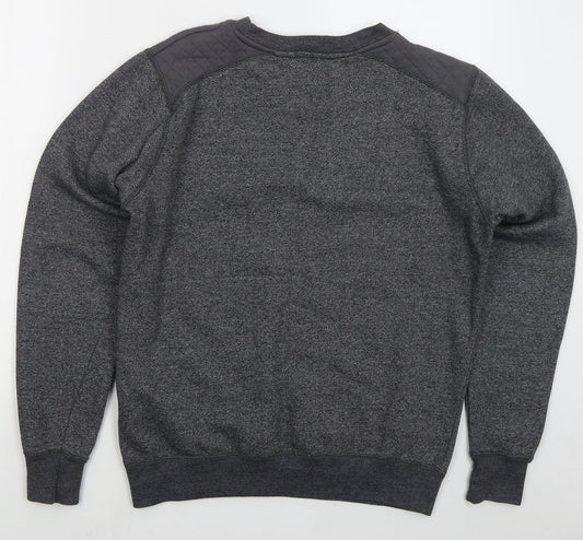 Mens UK Size S MAN Grey Pullover Sweatshirt