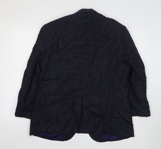Mens UK Size 44 Marks and Spencer Regular Blue Suit Jacket