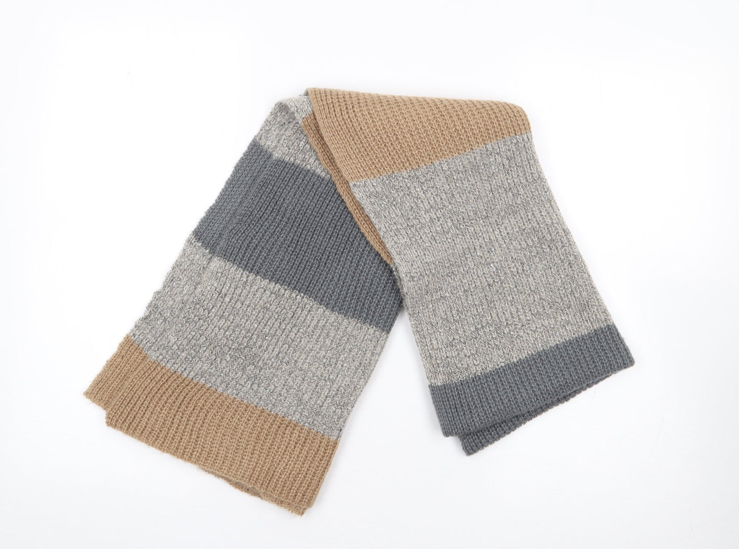 NEXT Womens Multicoloured Striped Nylon Scarf