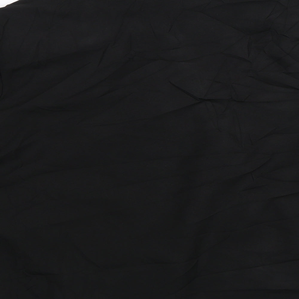 Max Womens Black Jacket Blazer Size 16