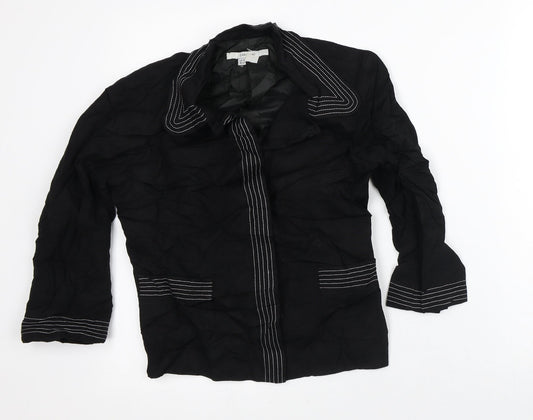 Womens UK Size 8 Zara Black Jacket