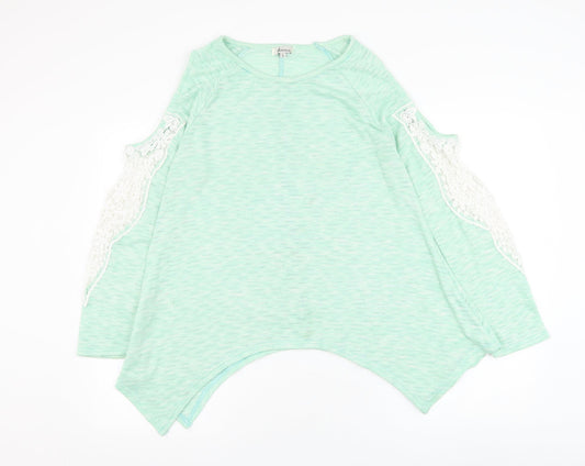Womens UK Size L Paramour Green Pullover Jumper