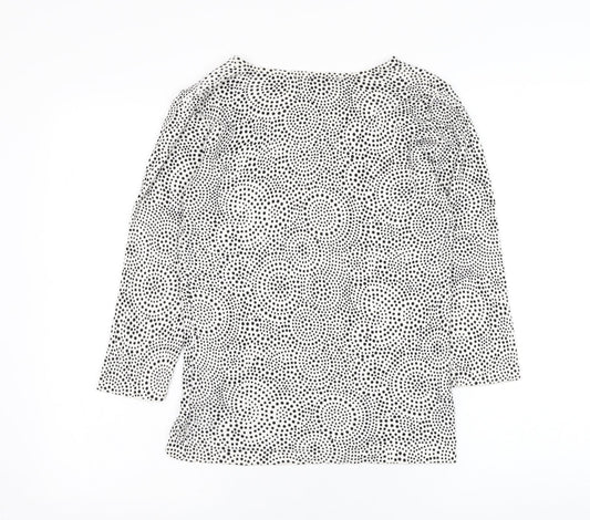 Womens UK Size 12 Papaya White Pullover Jumper