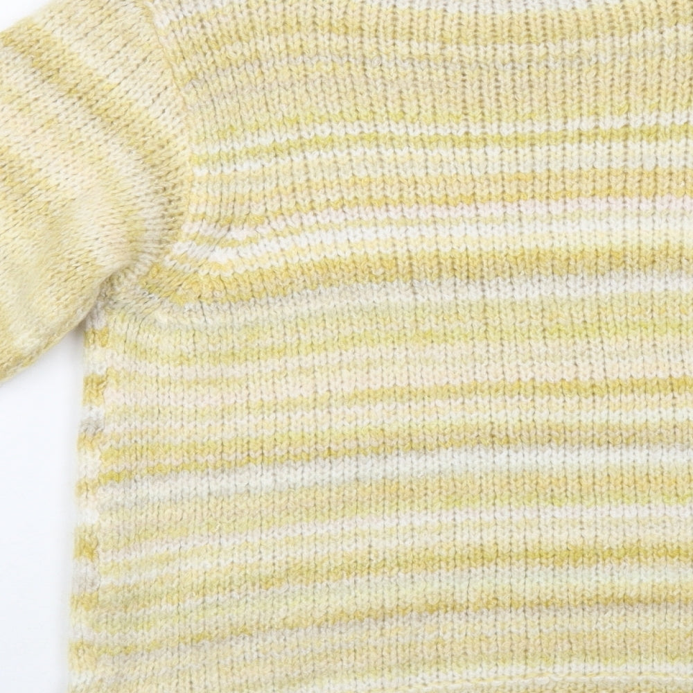 Womens UK Size 10 NEXT Yellow Pullover Jumper
