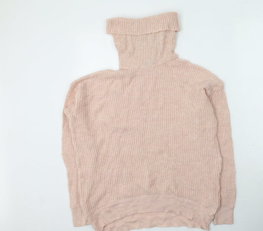 Womens UK Size M New Look Pink Pullover Jumper