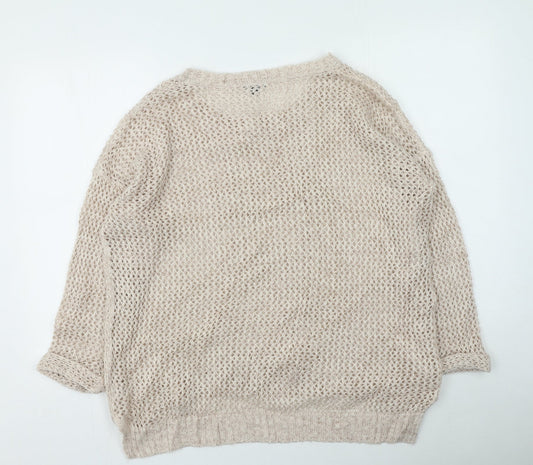 Womens UK Size 16 Warehouse Pink Pullover Jumper