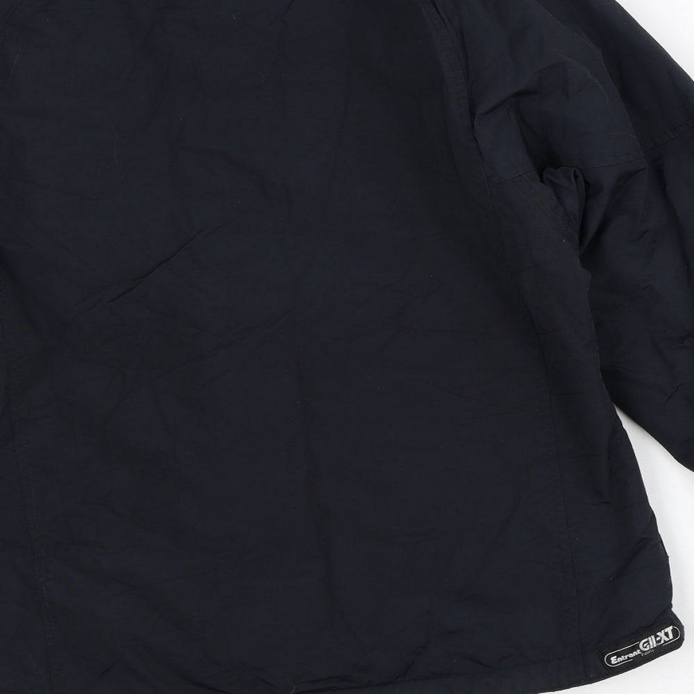 Mens UK Size S SOS Black Quilted Coat