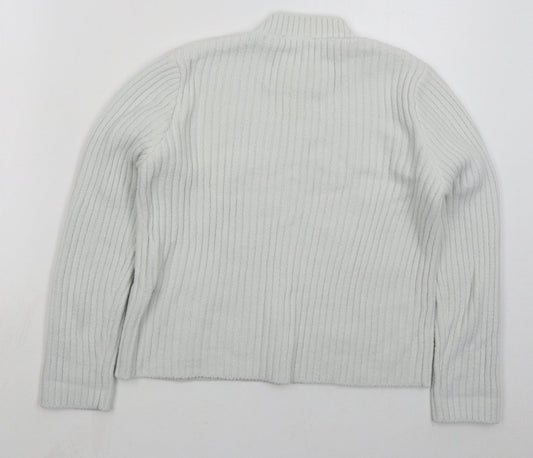 Womens UK Size 10 New Look White Pullover Jumper
