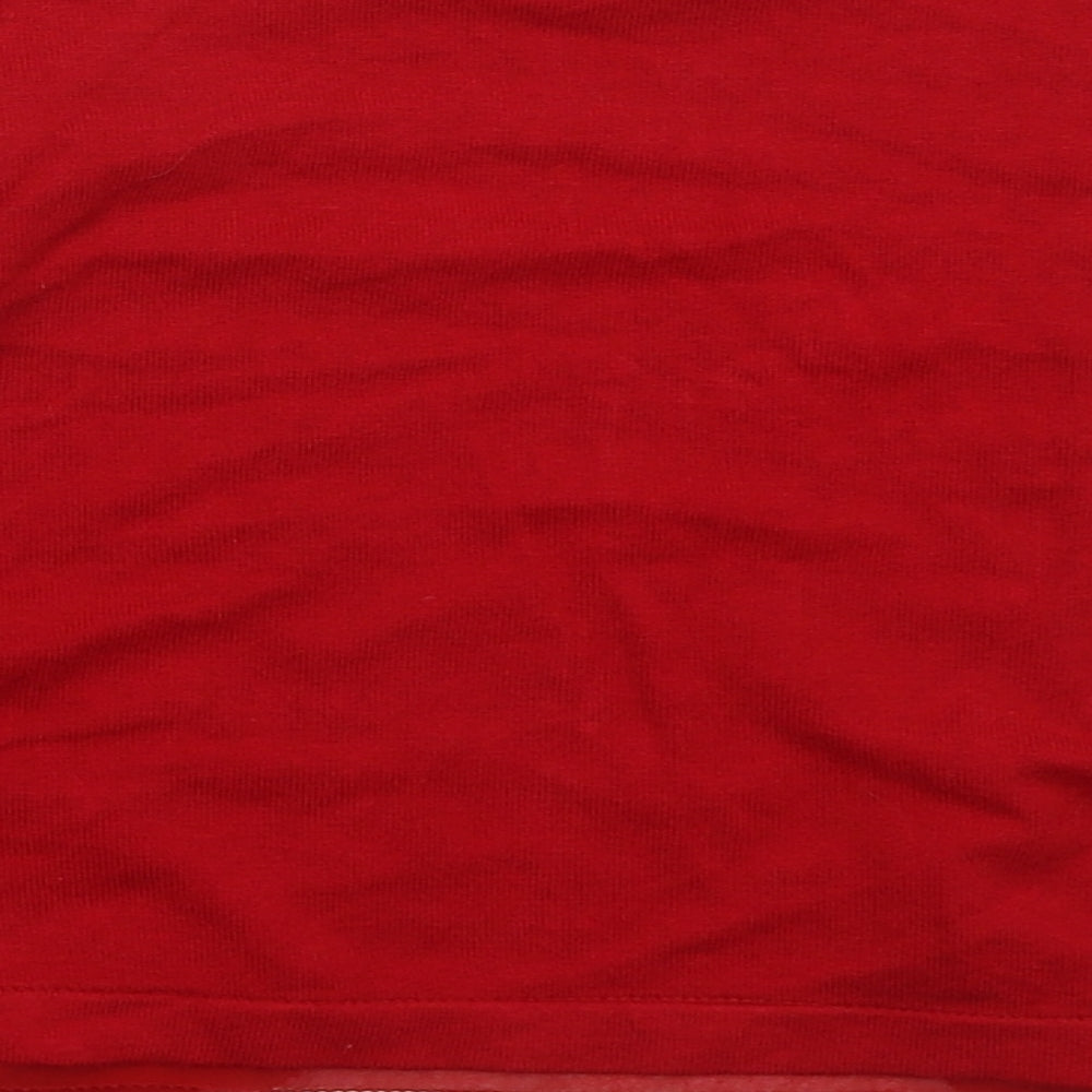 Coast Womens Red V-Neck Viscose Cardigan Jumper Size M