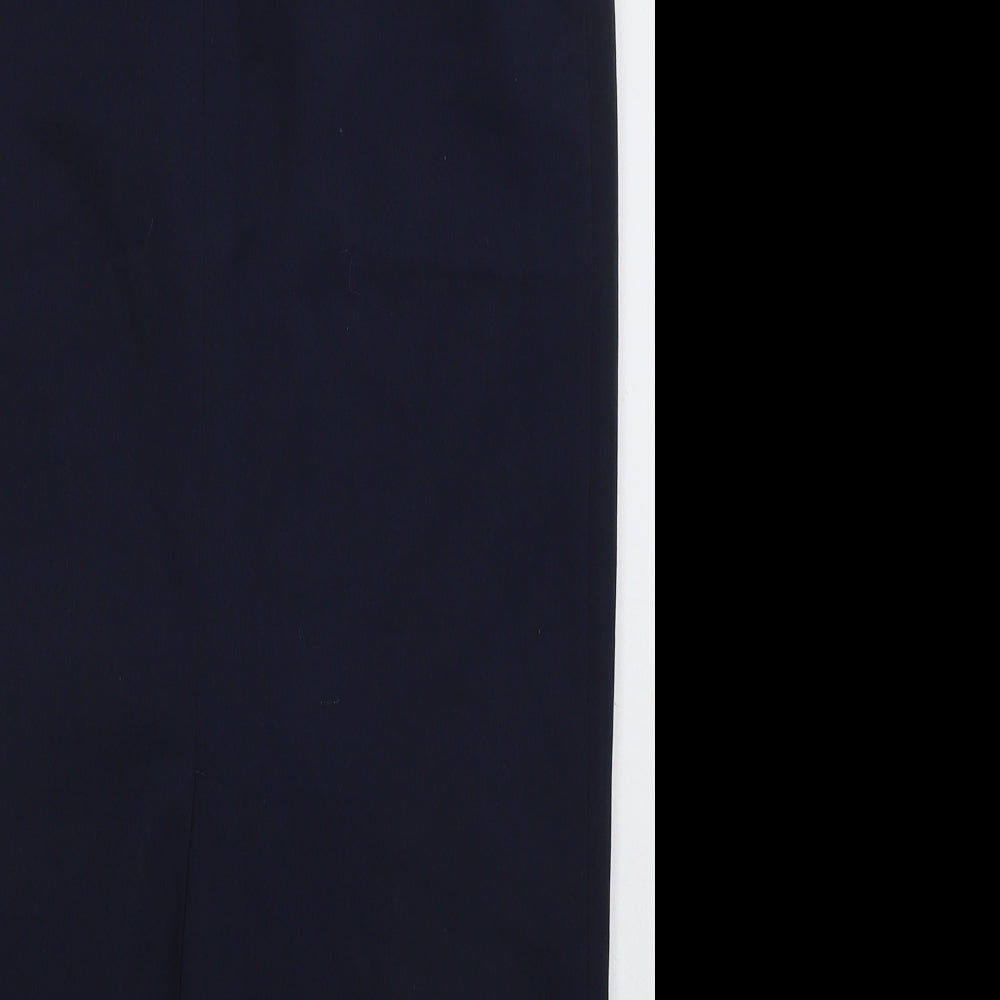 Lakeland Womens Blue Polyester Straight & Pencil Skirt Size 12 Button