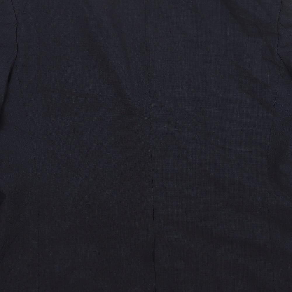 Mens UK Size 44 Karl Jackson Regular Blue Suit Jacket