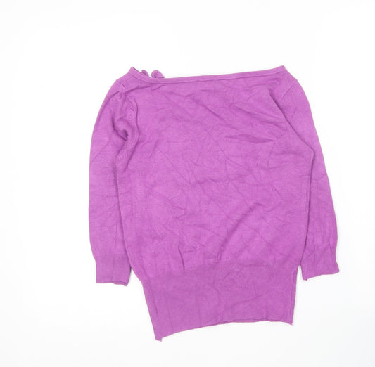 Womens UK Size 16 Dorothy Perkins Purple Pullover Jumper