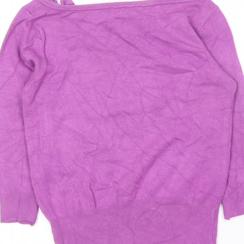 Womens UK Size 16 Dorothy Perkins Purple Pullover Jumper