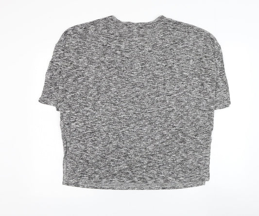 Womens UK Size L New Look Grey Pullover Jumper