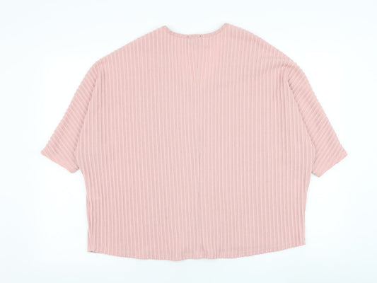 Womens UK Size S New Look Pink Pullover Jumper