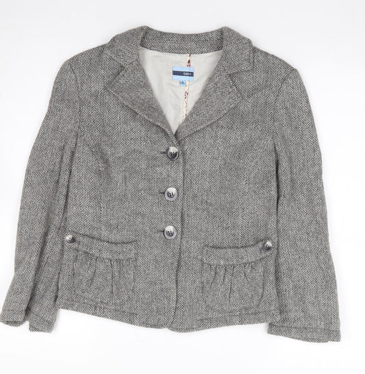 Womens UK Size 8 Oasis Black Jacket