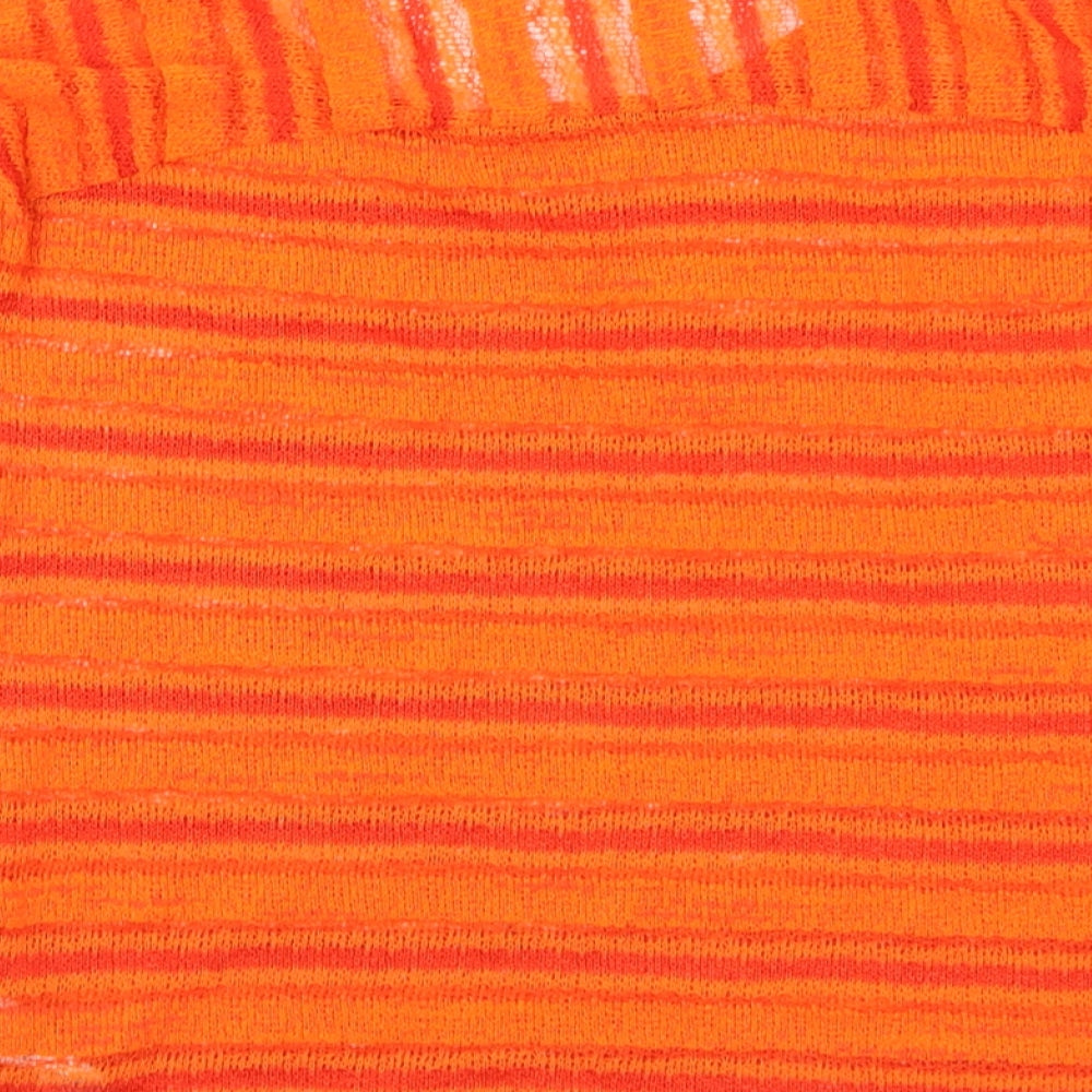 Womens UK Size 6 NEXT Orange Pullover Jumper