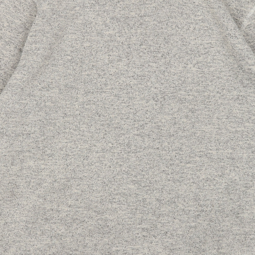 George Mens Grey High Neck Polyester Pullover Jumper Size 2XL