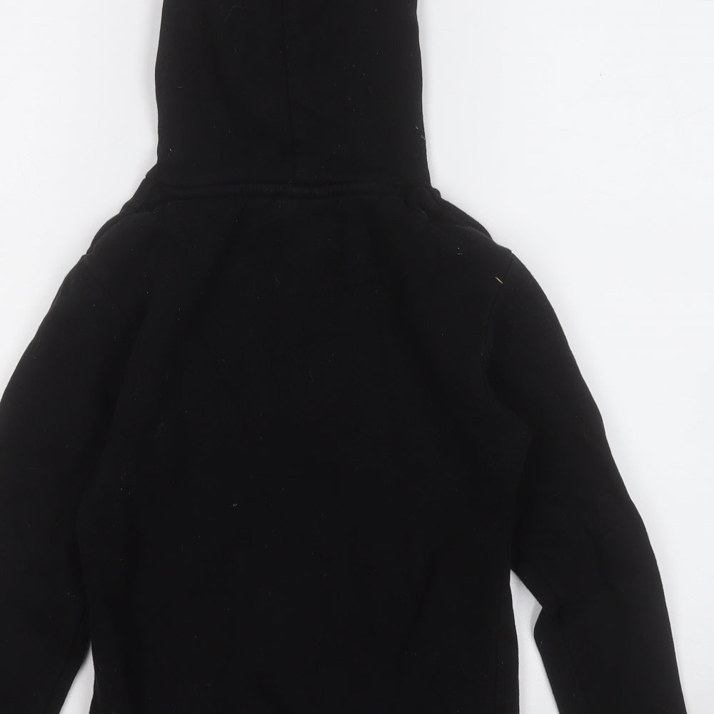 beck and hersey Girls Black Cotton Pullover Hoodie Size 10-11 Years