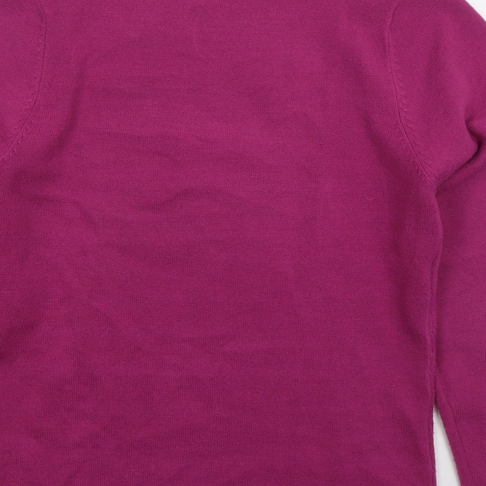 Womens UK Size M Fabrizio Pink Pullover Jumper