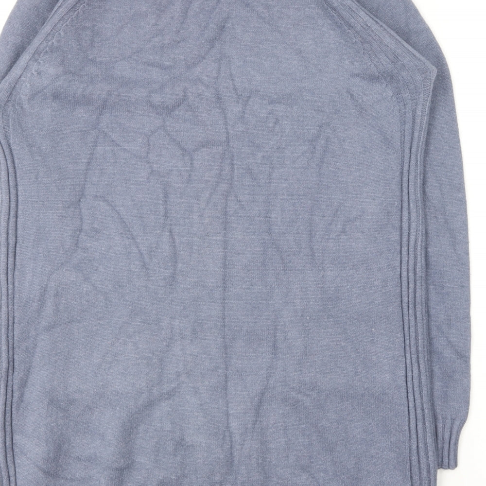 Womens UK Size M Buisdaei Blue Pullover Jumper