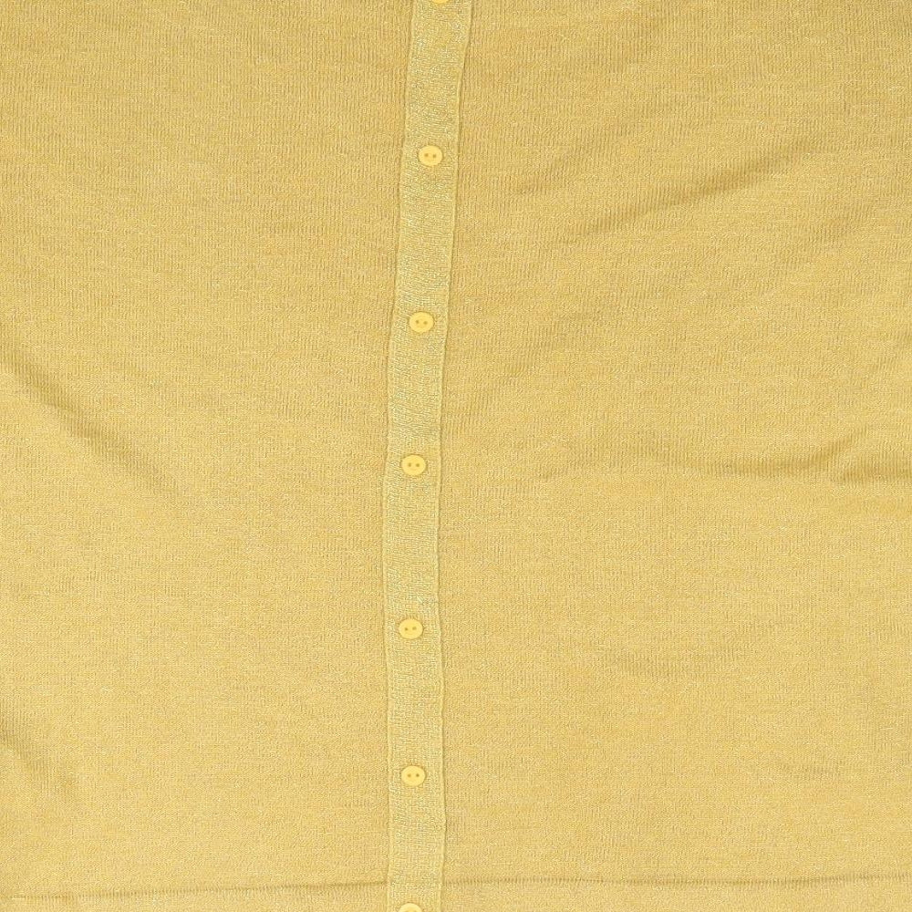 Womens UK Size 12 NEXT Yellow Pullover Jumper