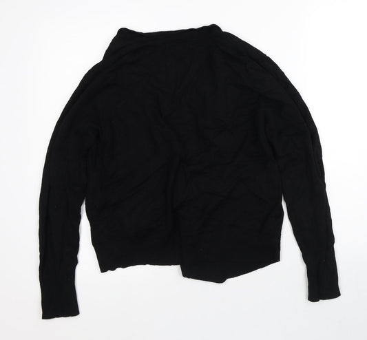 Womens UK Size 10 Debenhams Black Cardigan Jumper