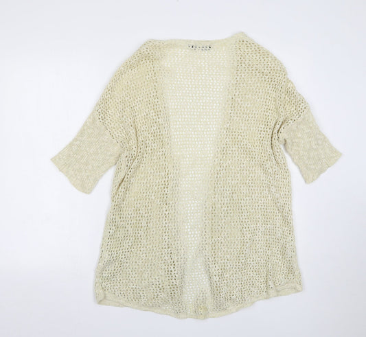 Womens UK Size M Dorothy Perkins Beige Cardigan Jumper