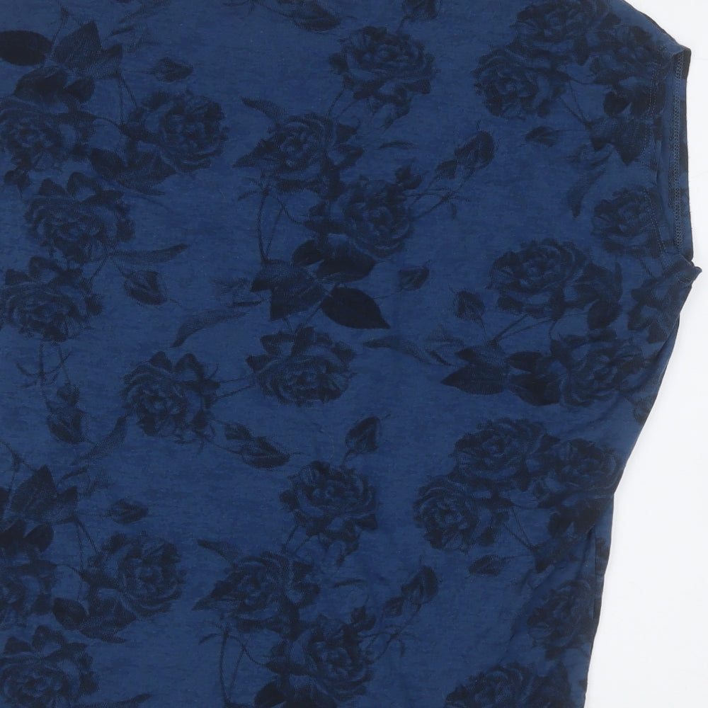 Womens UK Size 10 New Look Blue Vest Jumper