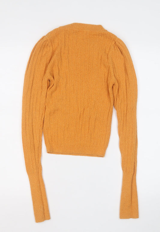 Womens UK Size 8 ASOS Orange Pullover Jumper