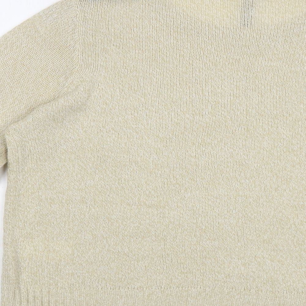 Womens UK Size M H&M Beige Pullover Jumper