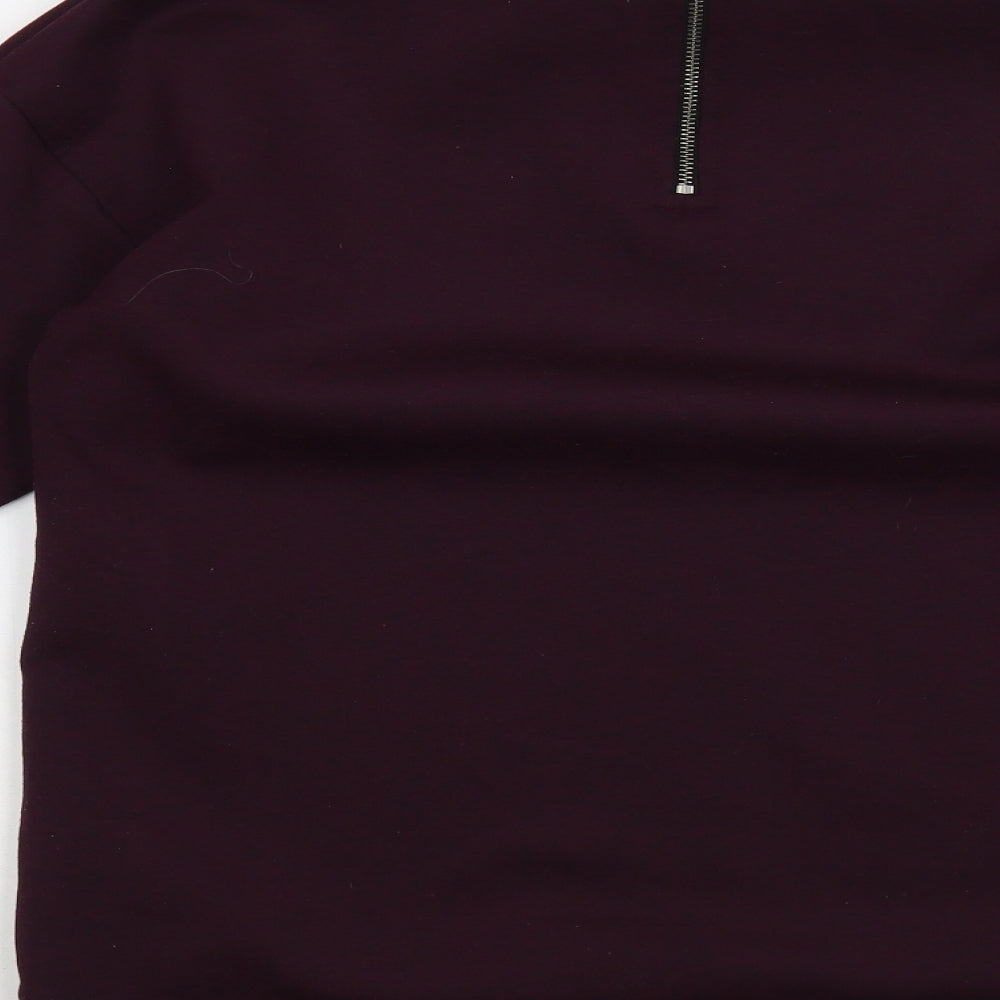 Womens UK Size 12 NEXT Purple Tunic Sweatshirt