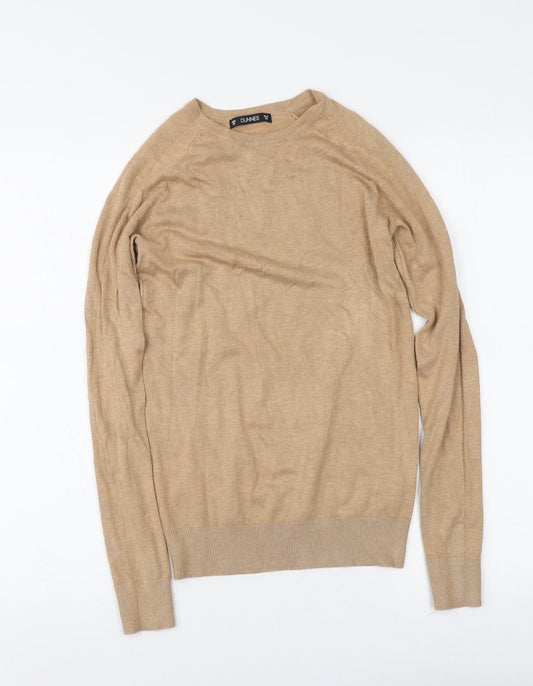 Womens UK Size XS Dunnes Stores Beige Pullover Jumper