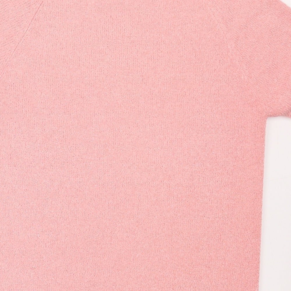 Womens UK Size 10 Berkertex Pink Basic T-Shirt