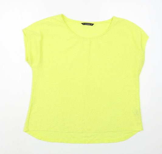 Womens UK Size 18 Dunnes Stores Yellow Basic Blouse