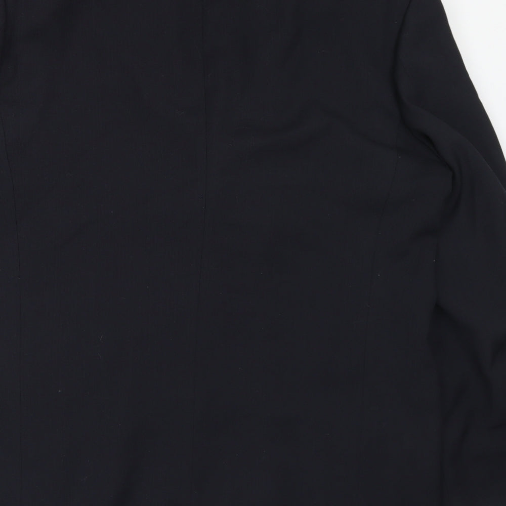 Mens UK Size 44 David Moss Regular Black Suit Jacket