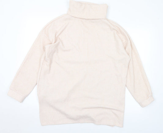 Womens UK Size L New Look Pink Pullover Jumper