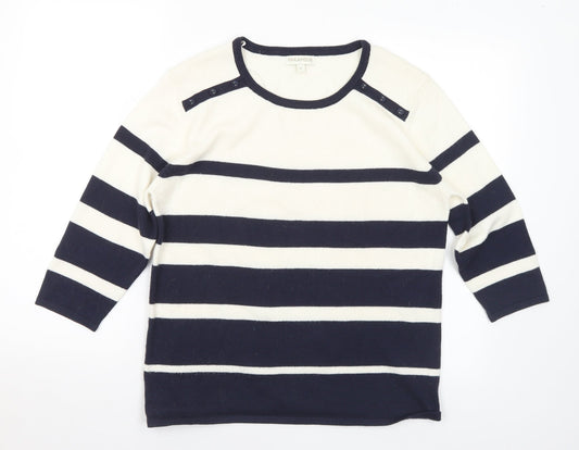 Womens UK Size M Paramour Blue Pullover Jumper